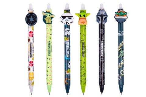 Długopis wymazywalny ścieralny STAR WARS Mandalorian 6 szt