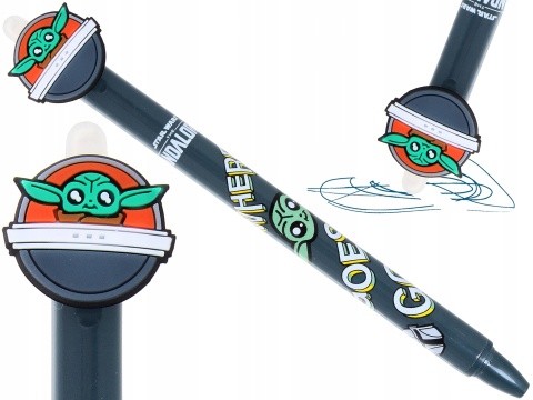 Długopis wymazywalny ścieralny STAR WARS Mandalorian 6 szt