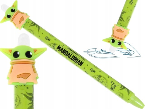 Długopis wymazywalny ścieralny STAR WARS Mandalorian 6 szt