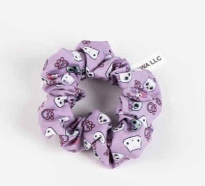 Gumki frotki scrunchies Koci domek Gabi zestaw 3 szt