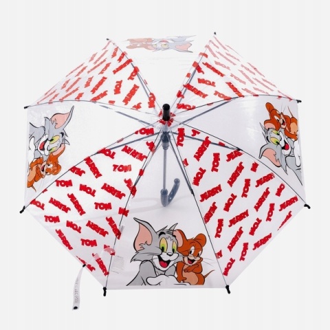 Parasol dziecięca parasolka automat Tom i Jerry foliowa