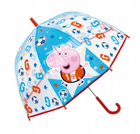 Parasol parasolka foliowy głęboka Świnka Peppa George