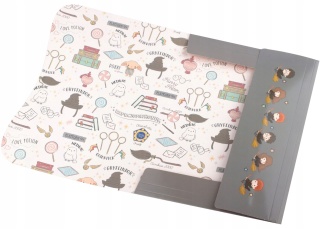 Teczka z gumką A4 na dokumenty rysunki Harry Potter Zgredek