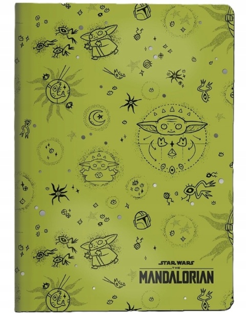Zeszyt A5 STAR WARS Mandalorian w kratkę 60 kartek 3 szt