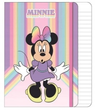 Zeszyt notatnik w linie gumka MYSZKA MINNIE