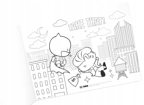 BATMAN blok rysunkowy A4 20 kartek biały