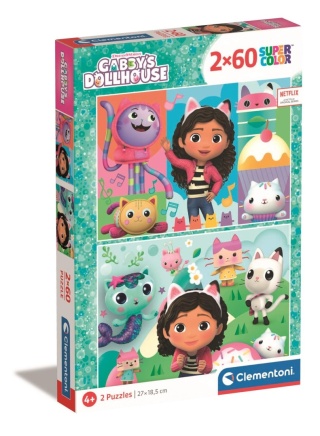 KOCI DOMEK GABI Puzzle 2 X 60 EL 24804