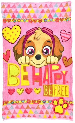 Kocyk koc miś coral PSI PATROL SKYE 100x140 cm