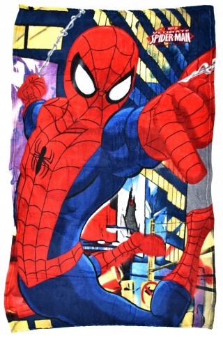 Kocyk koc miś coral SPIDERMAN 100x140 cm