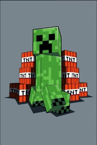 Kocyk koc polarowy MINECRAFT CREEPER 100x150 cm