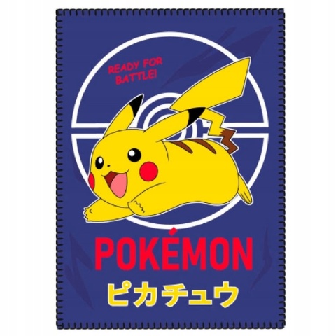 Kocyk koc polarowy pled narzuta POKEMON 100x140