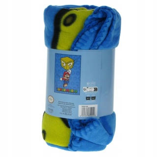 Kocyk koc polarowy pled narzuta Super Mario 100x140