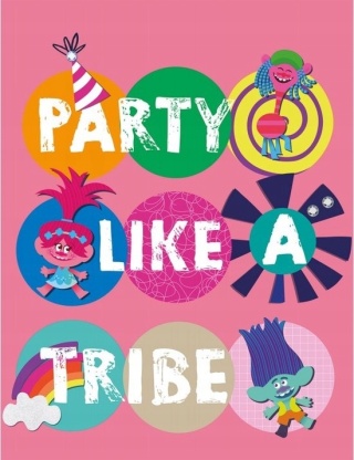 Kocyk polarowy narzuta TROLLE POPPY 100x150 cm