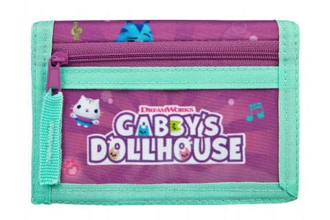 Portfel portfelik torebka KOCI DOMEK GABI na rzep