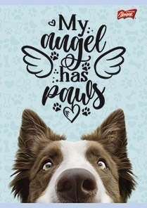 Zeszyt A4 kratka w kratke 32 k z marginesem piesek syrenka Unipap 2 szt