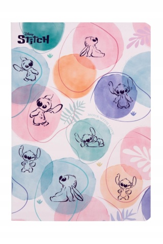 Zeszyt A5 Stitch kółeczka w kratkę 60 kartek LILO I STICH