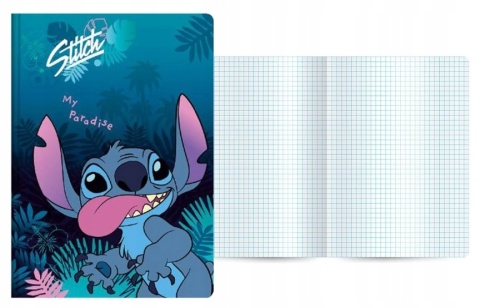 Zeszyt my paradise A5 Stitch w kratkę 32 kartki LILO I STICH