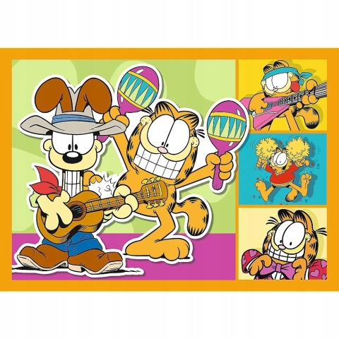 Garfield kocha lazanię Trefl Puzzle 4W1 207 EL 34673