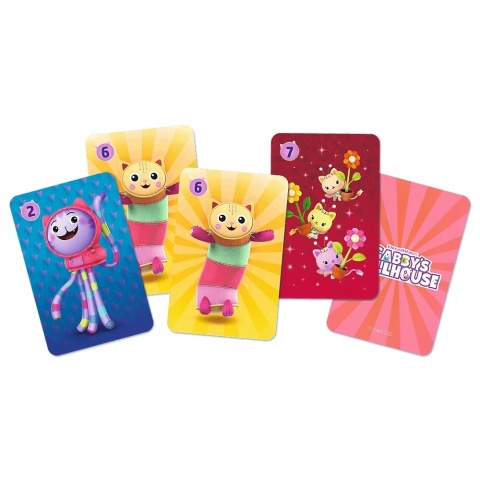 Karty gry czarny Piotruś memo Koci domek Gabi Trefl