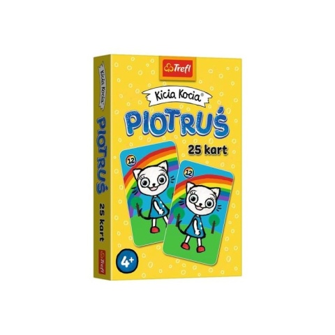 Karty gry czarny Piotruś memo Trefl Kici Kocia