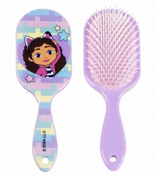 Szczotka do włosów z rączką Koci domek Gabi