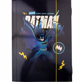 Teczka z gumką A4 na dokumenty rysunki BATMAN