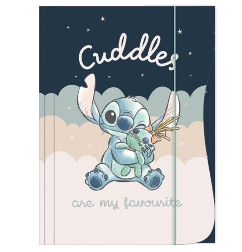 Teczka z gumką A4 na dokumenty rysunki Lilo i Stitch
