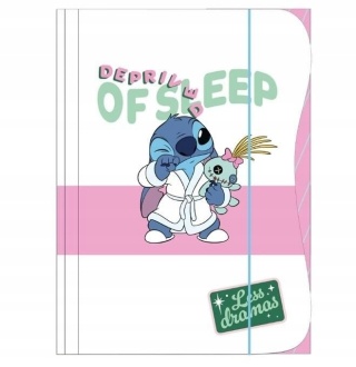 Teczka z gumką A4 na dokumenty rysunki Stich Lilo i Stitch