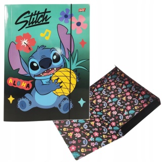 Teczka z gumką A4 na dokumenty szkolna Lilo i Stitch Stich Unipap