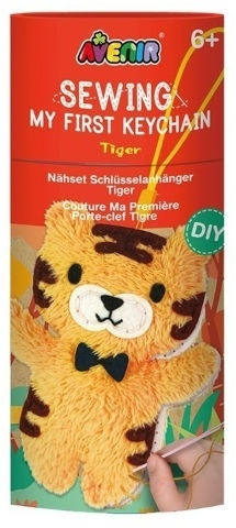 Zestaw do szycia DIY Uszyj breloczek maskotka TYGRYS 15x12cm AVENIR