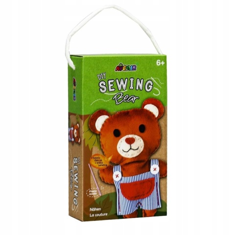 Zestaw do szycia DIY Uszyj maskotka MIŚ MISIO 22x14cm AVENIR